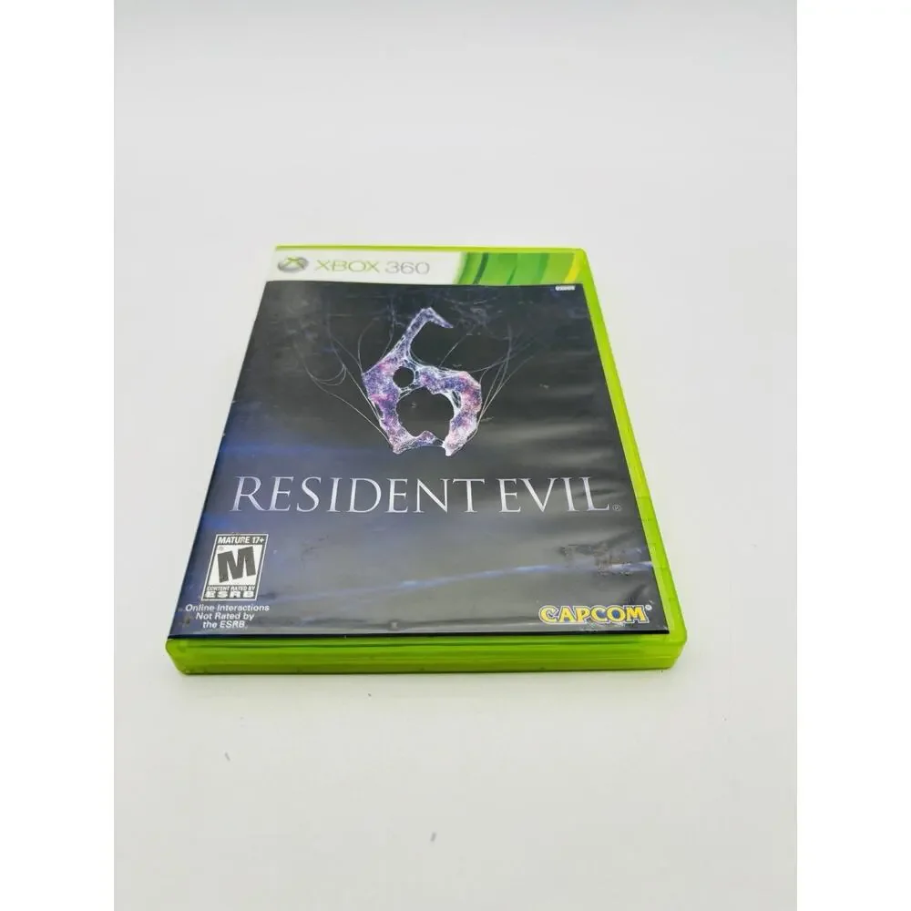 Resident Evil 6 (Microsoft Xbox 360, 2012) No Manual Tested Working VG Condition